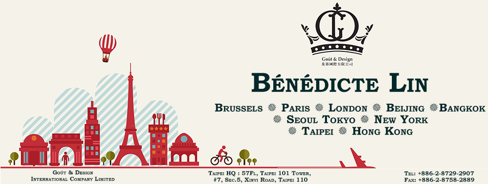 Bénédicte Lin – Brussels, Paris, London, Beijing, Seoul, Bangkok, Tokyo, New York, Taipei, Hong Kong